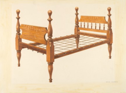 Bed: Bishop Hill, c. 1936.
