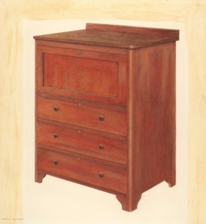 Bishop Hill Square Desk, 1939.