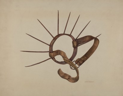 Nose Piece (For Weaning Calf), c. 1938.