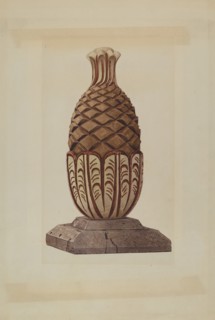 Gate Post Top, c. 1938.