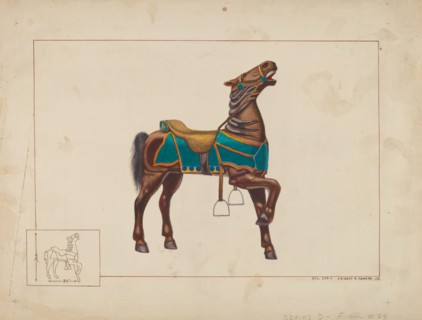 Carousel Horse, c. 1938.