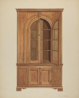 Corner Cupboard, c. 1939.