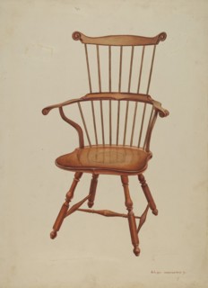 Windsor Comb-back Chair, c. 1939.