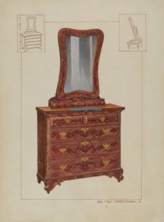 Bureau, c. 1937.