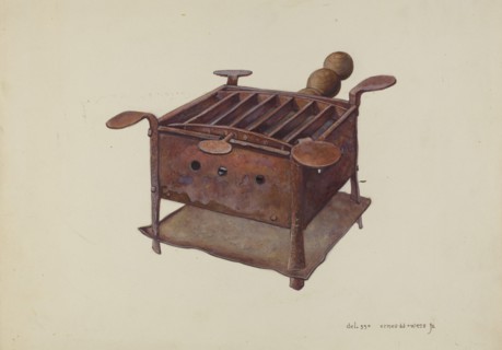 Portable Charcoal Stove, c. 1940.