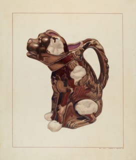 Dog Pitcher, c. 1938.
