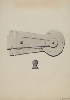 Latch, c. 1936.