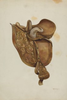 Saddle, c. 1937.