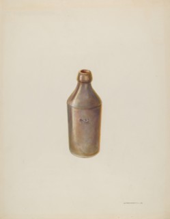 Earthenware Ale Bottle, c. 1937.