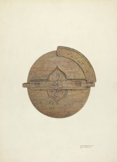 Baptismal Font, c. 1937.