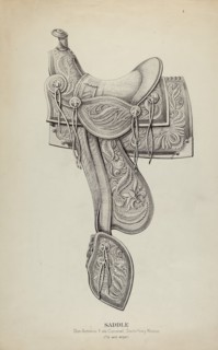 Saddle, c. 1936.