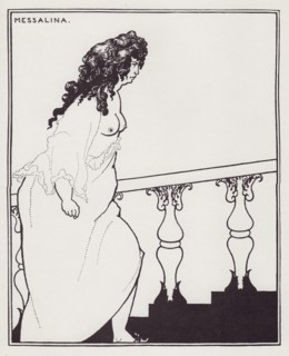 Messalina returning from the Bath, 1897. Creator: Aubrey Beardsley.