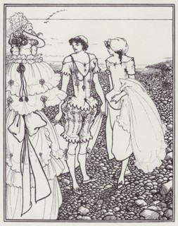 The Bathers, 1895. Creator: Aubrey Beardsley.
