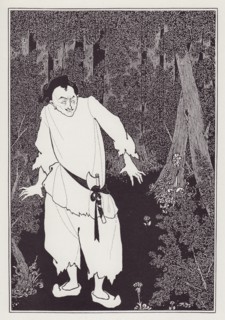 Ali Baba in the Wood, 1897. Creator: Aubrey Beardsley.