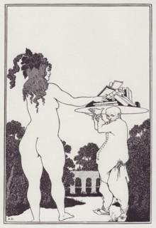 Aubrey Beardsley's Book-Plate, 1897. Creator: Aubrey Beardsley.