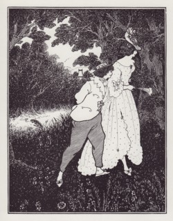 The Three Musicians, 1895. Creator: Aubrey Beardsley.