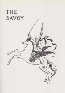 Titlepage Design for The Savoy No. 3, 1896. Creator: Aubrey Beardsley.
