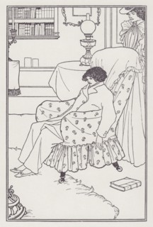 Frontispiece to An Evil Motherhood. Elkin Mathews, 1895. Creator: Aubrey Beardsley.