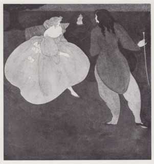 A Nocturne of Chopin, 1895. Creator: Aubrey Beardsley.
