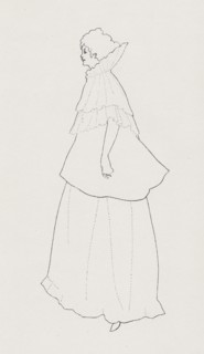 Madame Réjane, 1894. Creator: Aubrey Beardsley.