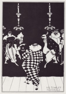 The Scarlet Pastorale, 1894. Creator: Aubrey Beardsley.
