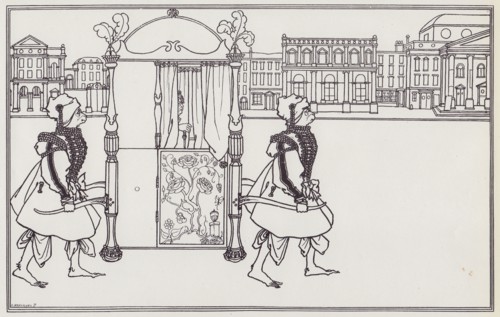 Frontispiece for Juvenal, 1894. Creator: Aubrey Beardsley.