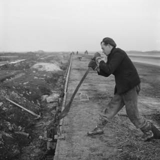 RAF Gaydon, Gaydon, Stratford-on-Avon, Warwickshire, 21/01/1953. Creator: John Laing plc.