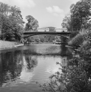 Waterloo Bridge, Betws Y Coed, Wales, 15/05/1954. Creator: John Laing plc.