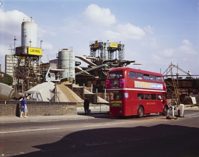 Westway Flyover, A40, Paddington, City of Westminster, London, 01/08/1969. Creator: John Laing plc.