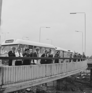 Westway Flyover, A40, Kensington and Chelsea, London, 28/07/1970. Creator: John Laing plc.