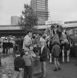 Westway Flyover, A40, Kensington and Chelsea, London, 28/07/1970. Creator: John Laing plc.