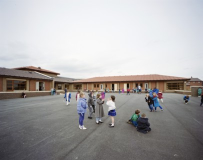 Whitecote Primary School, Wellington Grove, Bramley, Leeds, 08/03/1989. Creator: John Laing plc.