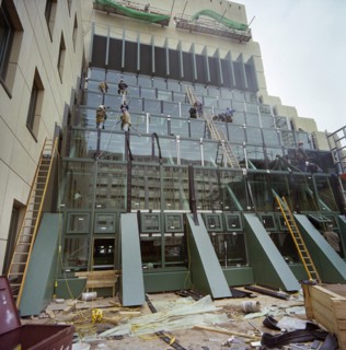 Vauxhall Cross, Albert Embankment, Vauxhall, Lambeth, London, 27/03/1992. Creator: John Laing plc.
