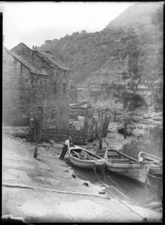 Staithes Beck, Loftus, Redcar and Cleveland, North Yorkshire, 1900-1940. Creator: Edwin Dockree.