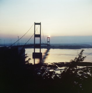 Severn Bridge, M48, Aust, South Gloucestershire, 1987-1989. Creator: John Laing plc.