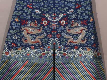Man's formal robe with clouds and dragons, 19th century (1801 - 1900)C. Creator: Unknown.