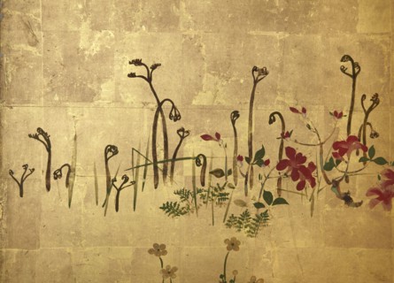 Screen with spring and summer flowers, 1st half of the 18th century. Creator: Watanabe Shiko.