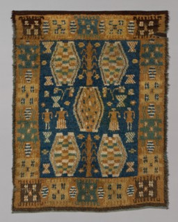 Carpet (Known as a "Ryijy" or "Rya"), Finland, 1701/25. Creator: Unknown.