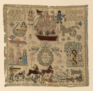 Sampler, Denmark, 1757. Creator: Unknown.