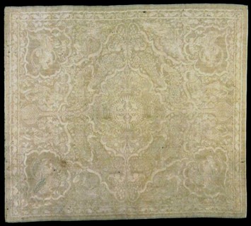 Napkin Depicting The Five Senses, London, 1891. Creator: Walter Crane.