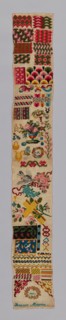 Sampler, Germany, 1852. Creator: Maria Beiser.