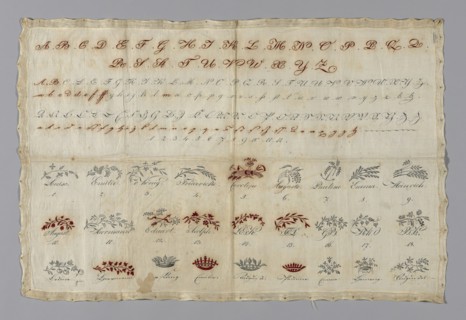 Sampler, Germany, 19th century. Creator: Unknown.