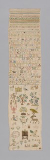 Sampler, Germany, 1787. Creator: Unknown.