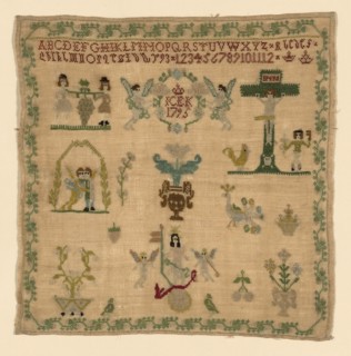 Sampler, Germany, 1795. Creator: Unknown.