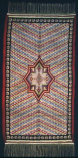 Serape (Interpretation of Mexican Saltillo Serape), Germany, 1875/1900. Creator: Unknown.