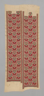 Panel (Half of a Bed Curtain), Pátmos, 17th century. Creator: Unknown.