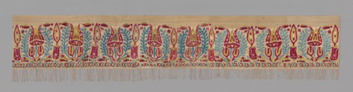 Panel (For a Bedcover), Greece, 17th century. Creator: Unknown.