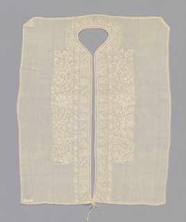 Neck Insert or Dress Front, Greece, 1700/1900. Creator: Unknown.
