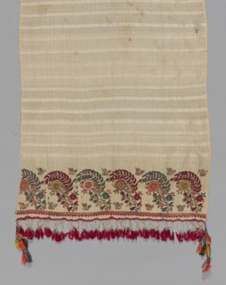 Towel, Mytilene, 18th century. Creator: Unknown.