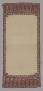 Long Shawl, Kashmir, 1815-25. Creator: Unknown.